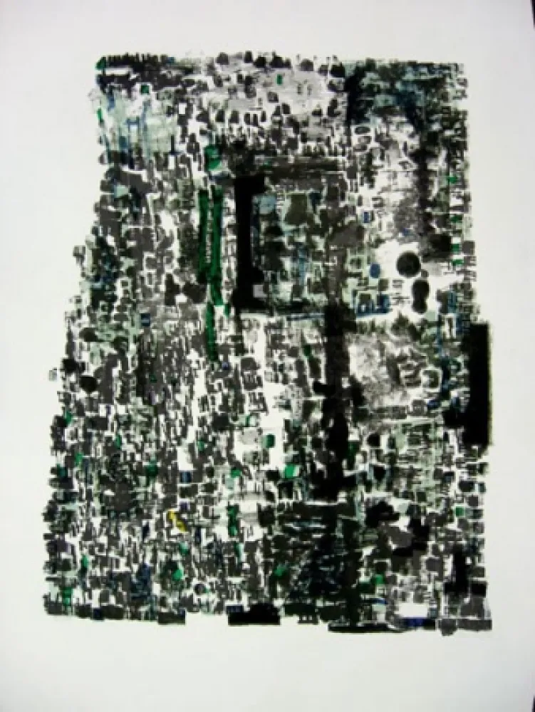 リトグラフ Vieira Da Silva - GROTTES