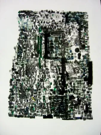 リトグラフ Vieira Da Silva - GROTTES