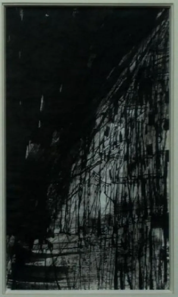 リトグラフ Vieira Da Silva - Hommage Pessoa