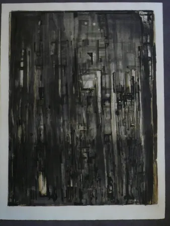 リトグラフ Vieira Da Silva - La nef