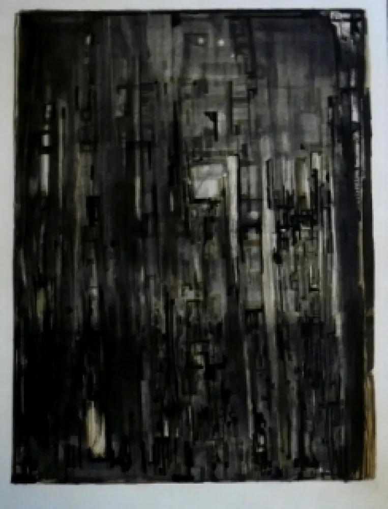 リトグラフ Vieira Da Silva - La nef