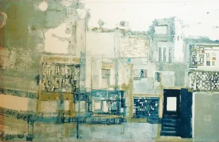 リトグラフ Vieira Da Silva - Le vieux Lisbonne