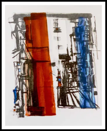 リトグラフ Vieira Da Silva - Lithographie originale 