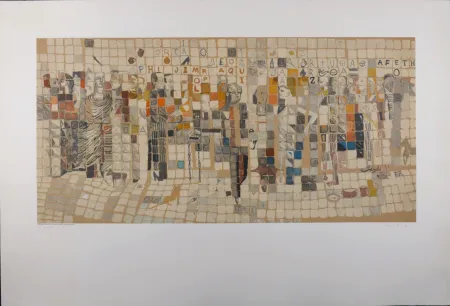 リトグラフ Vieira Da Silva - Projet pour le Métro, c. 1980 - Hand-signed & numbered