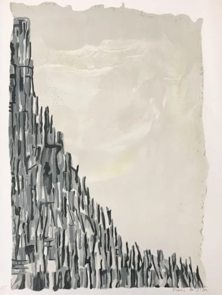 リトグラフ Vieira Da Silva - Sans titre