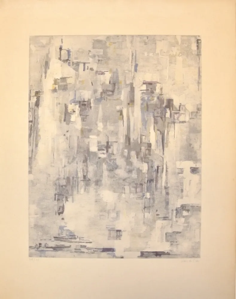 エッチングと　アクチアント Vieira Da Silva - Senza Titolo I