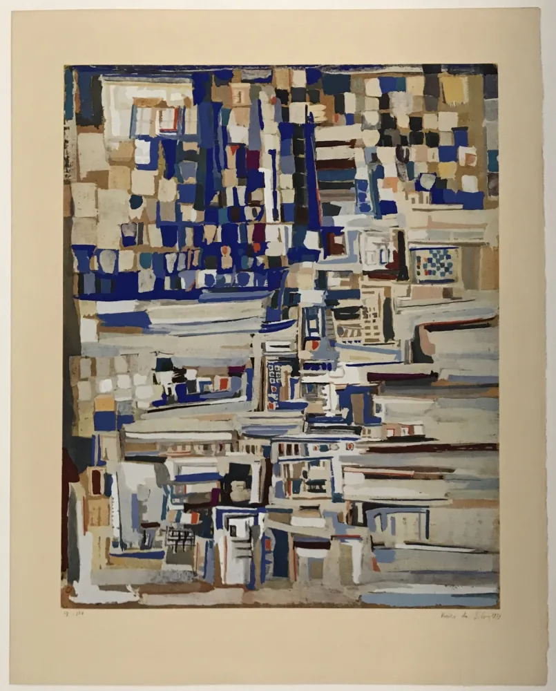 リトグラフ Vieira Da Silva - Untitled