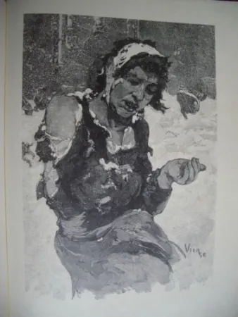 木版 Vierge - La misère à Londres