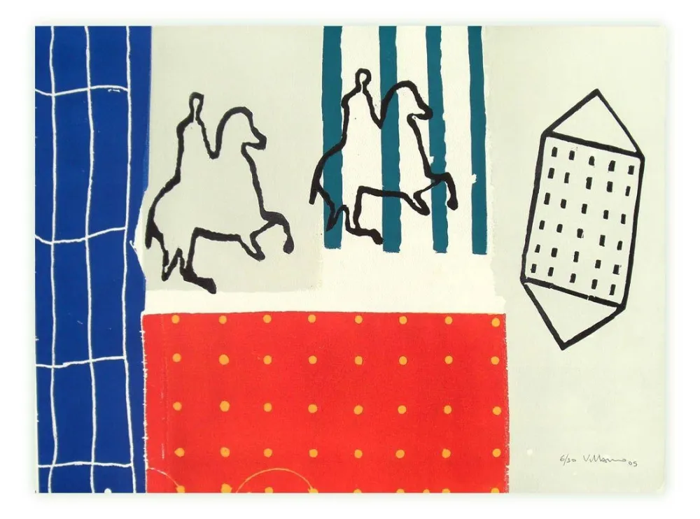 彫版 Villarino - Serie El ajedrez y el tiempo