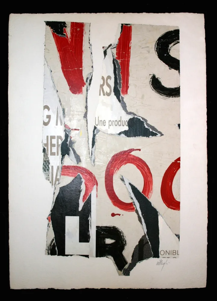 技術的なありません Villeglé - '' Arrachages ''