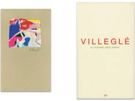 挿絵入り本 Villeglé - L'Art en écrit