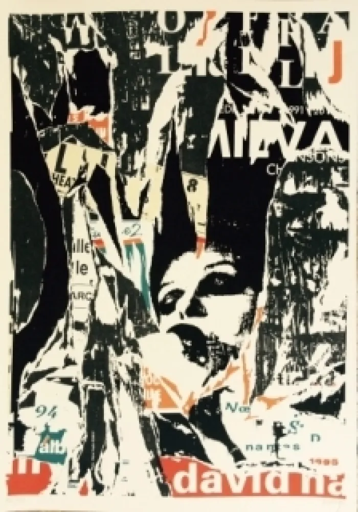 リトグラフ Villeglé - Le cri ou opéra