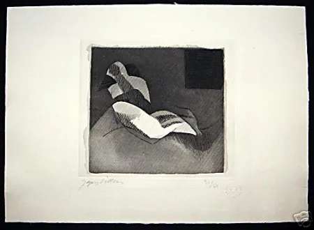 エッチング Villon - Le Baiser