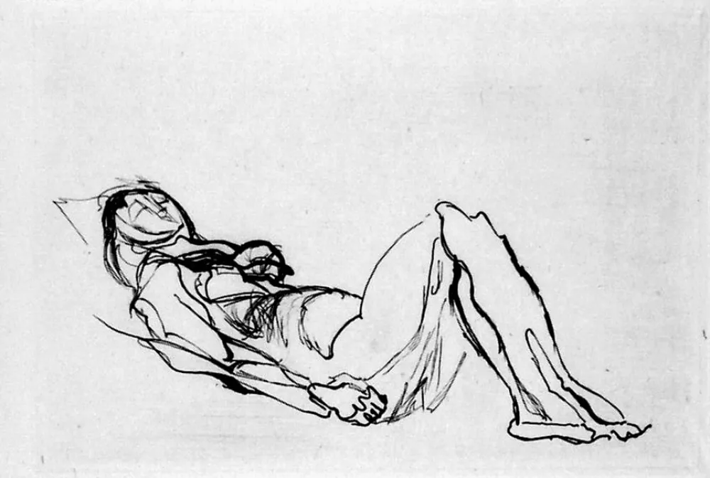 エッチング Villon - Nu