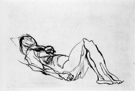 エッチング Villon - Nu