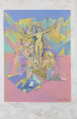 リトグラフ Villon - Prométhée délivré, 1960