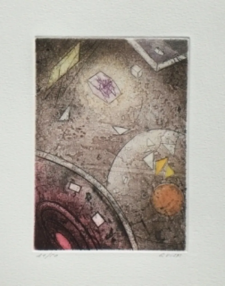 エッチングと　アクチアント Visat - La Promenade