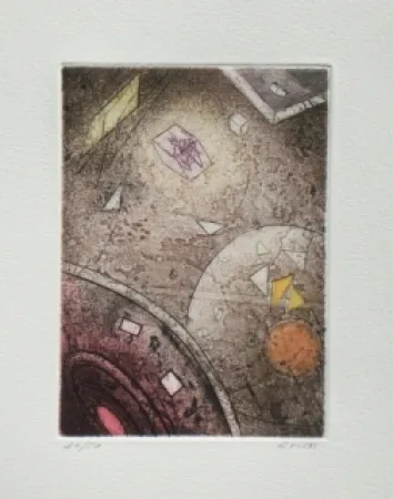 エッチングと　アクチアント Visat - La Promenade