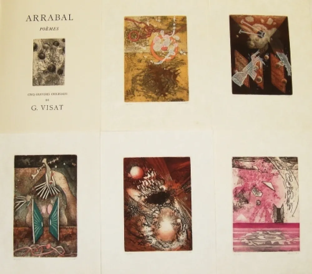 挿絵入り本 Visat - Poèmes