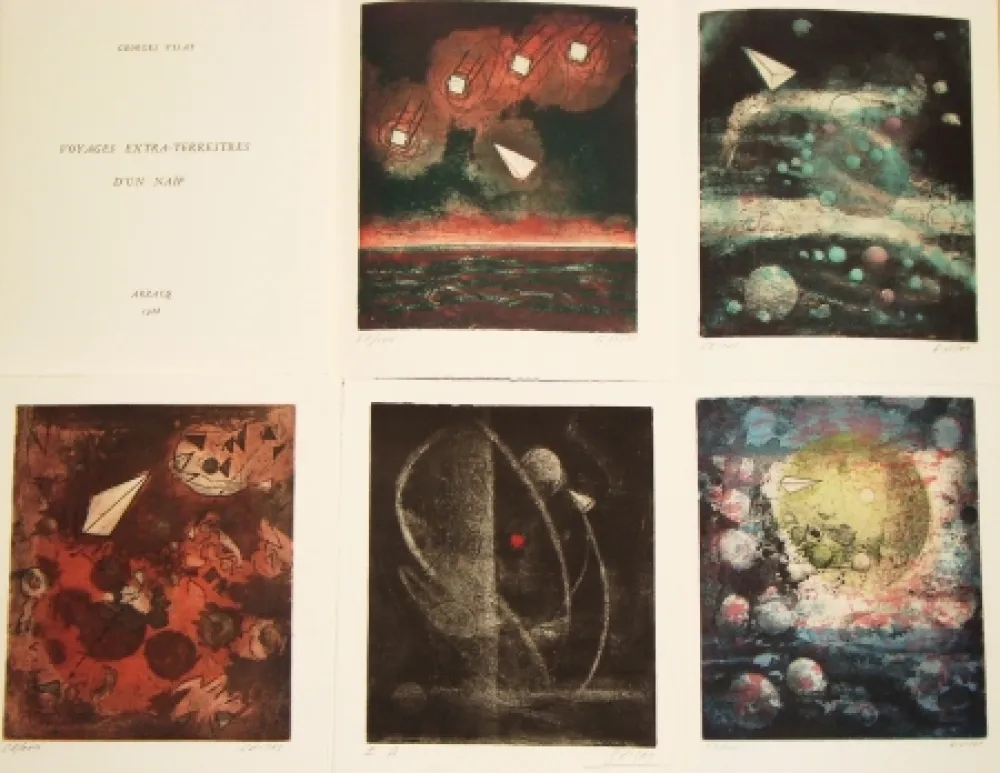 挿絵入り本 Visat - Voyages extra-terrestres d'un naïf