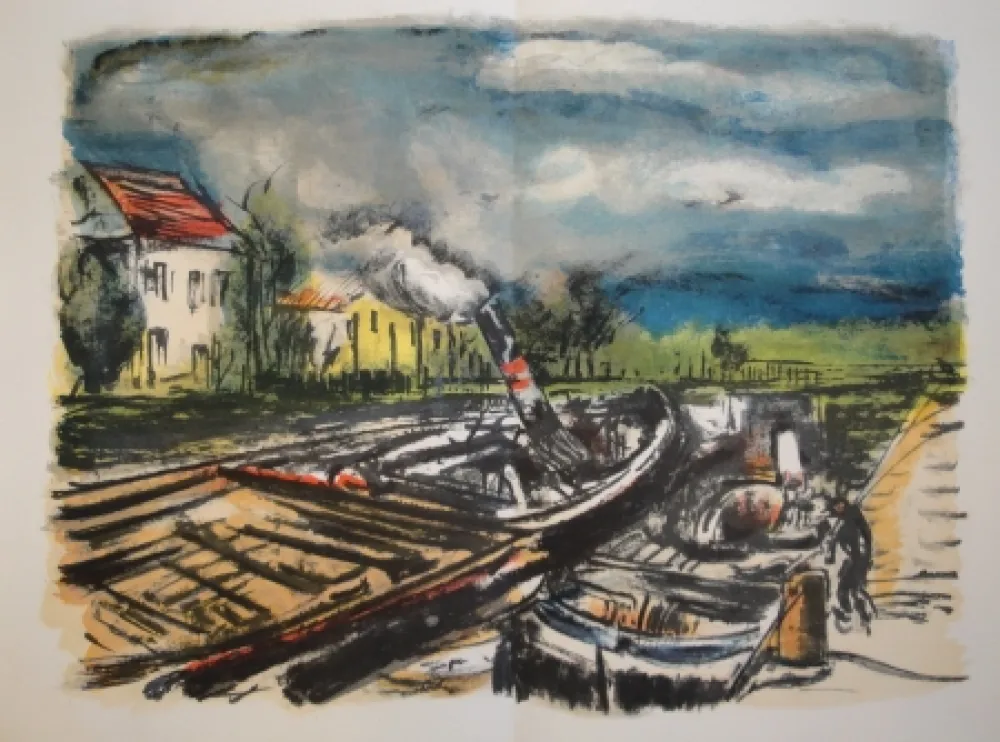 挿絵入り本 Vlaminck - En noir et en couleur