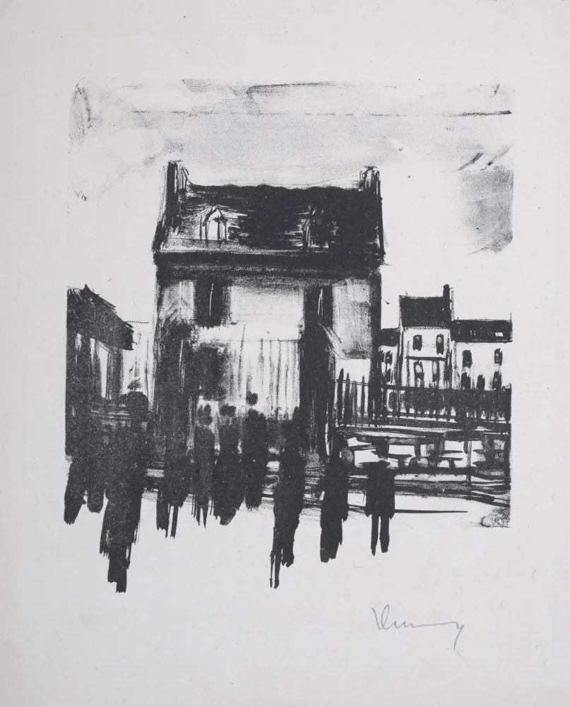 リトグラフ Vlaminck - Le Diable au corps, 1926