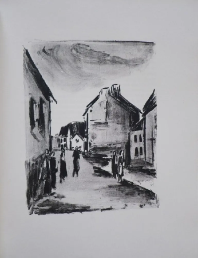 挿絵入り本 Vlaminck - Mont-Cinère.  Lithographies de Vlaminck.