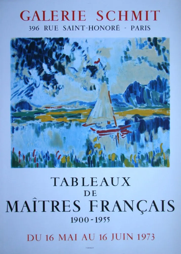 掲示 Vlaminck - Tableaux de Maîtres Français