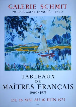 掲示 Vlaminck - Tableaux de Maîtres Français