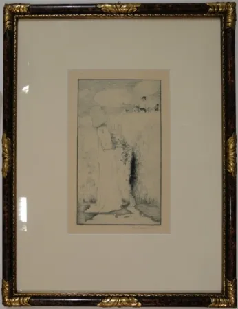 エッチング Vogeler - Am Quell