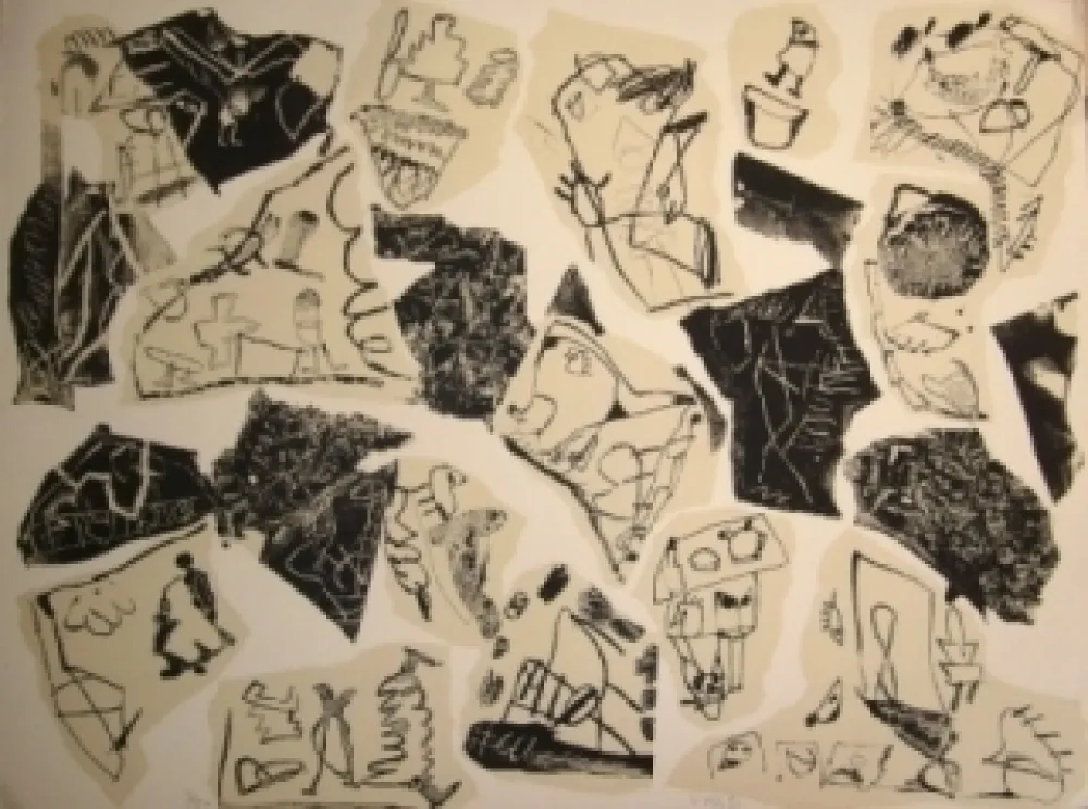 リトグラフ Voss - Aus der Erinnerung