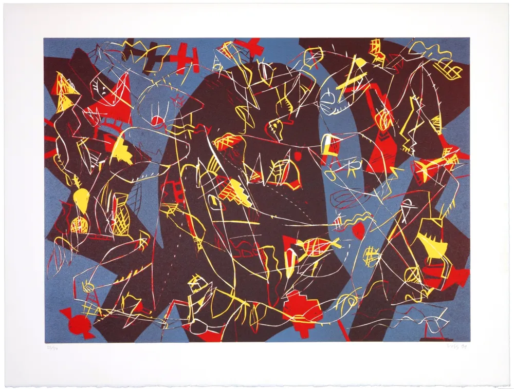 リトグラフ Voss - Lucioles