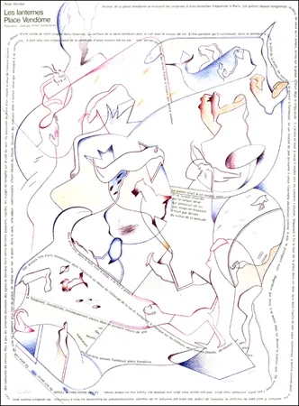 リトグラフ Voss - Placard Handke