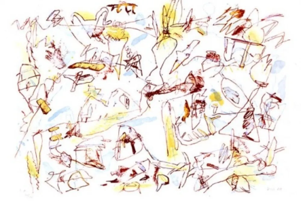 リトグラフ Voss - Sans titre