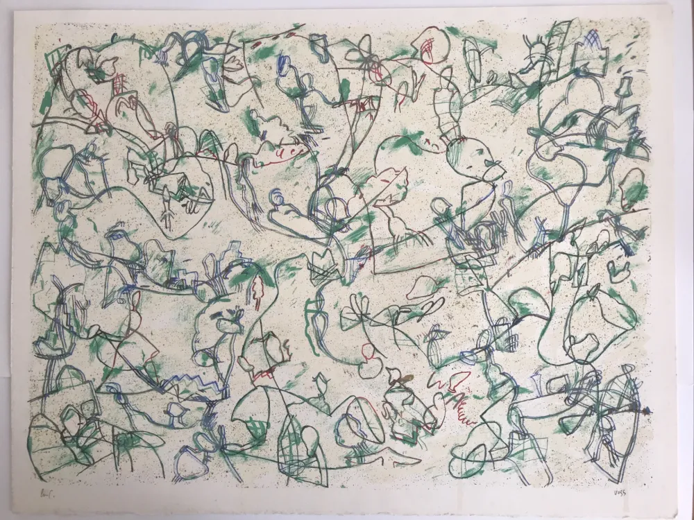 リトグラフ Voss - Sans titre