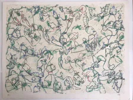 リトグラフ Voss - Sans titre