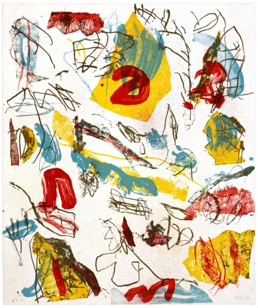 リトグラフ Voss - Sans titre