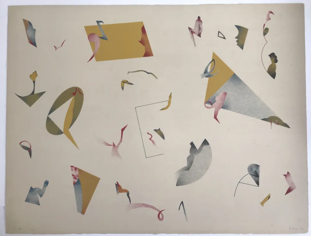 リトグラフ Voss - Was auch noch war