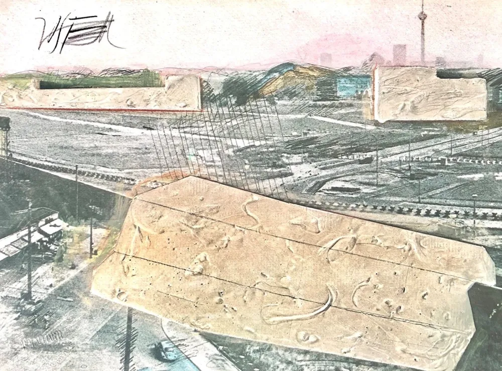 リトグラフ Vostell - La Bilancia (The Libra)