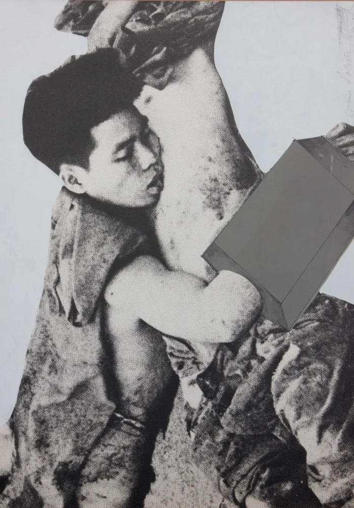 リトグラフ Vostell - SENZA TITOLO