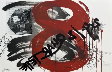 リトグラフ Vostell - The Scream : Quartet