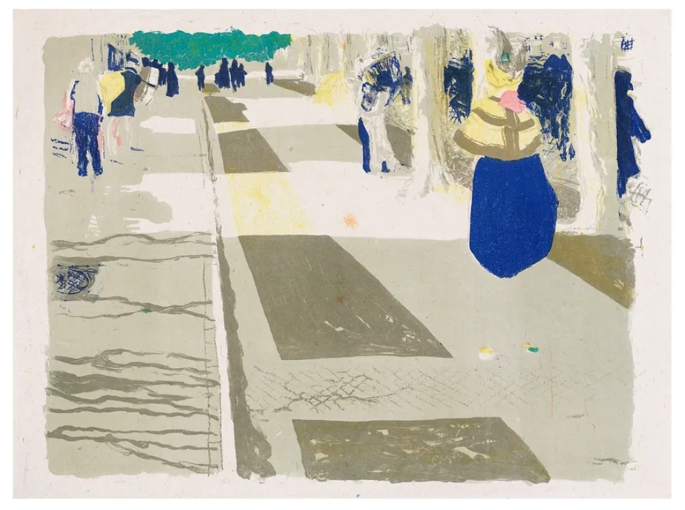 リトグラフ Vuillard - Paysage et intérieur 1