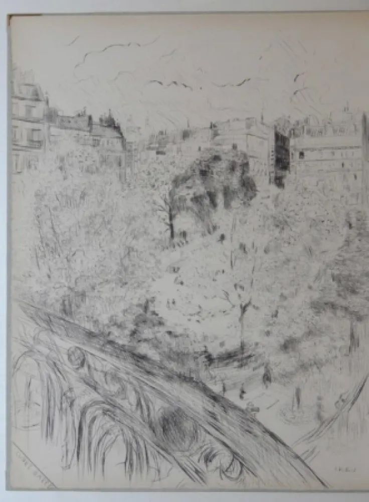 エッチングと　アクチアント Vuillard  - Tombeau de Edouard Vuillard