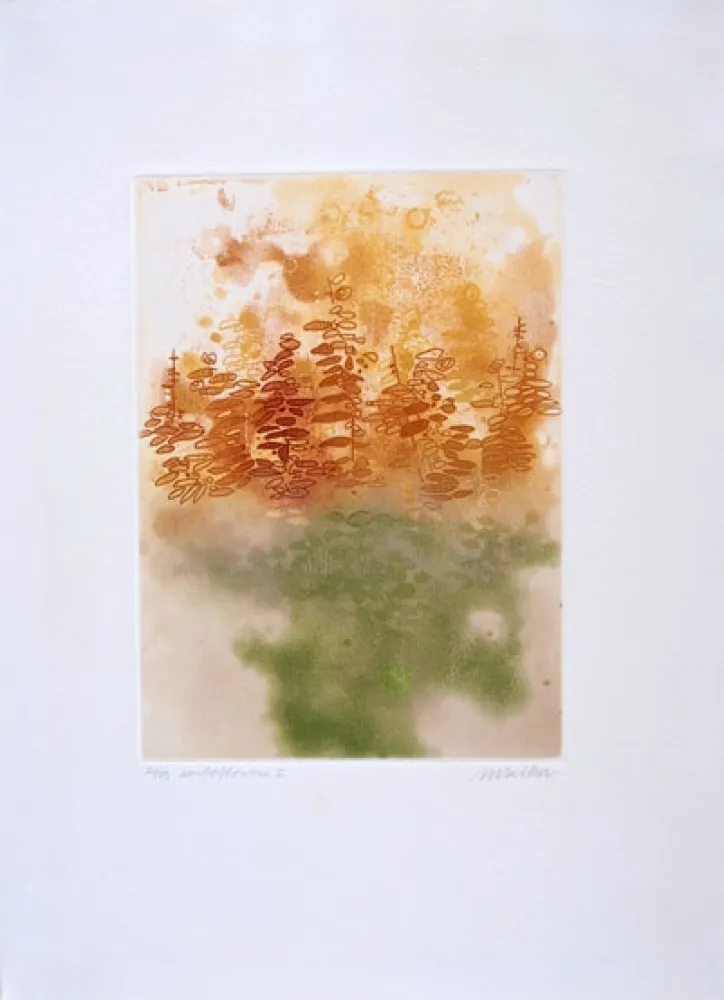 エッチング Walker - Midi flowers I