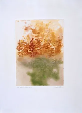 エッチング Walker - Midi flowers I