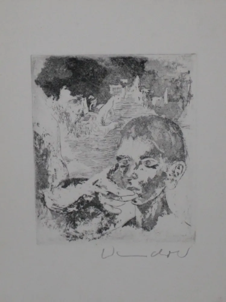 エッチングと　アクチアント Wandrer - Fürsorglicher Vater