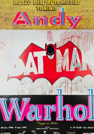 シルクスクリーン Warhol (After) - Batman (Museo dell'Automobile)