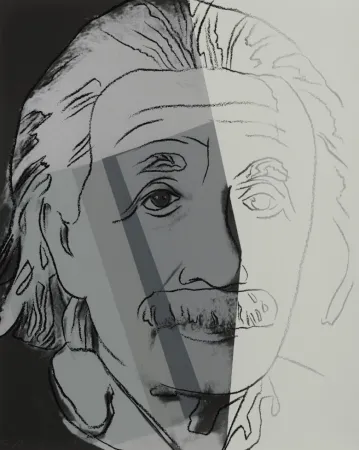 シルクスクリーン Warhol - Albert Einstein