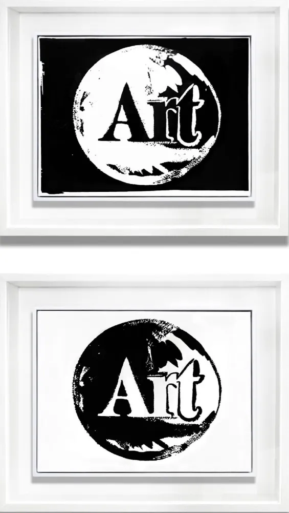 シルクスクリーン Warhol - Art (Positive and Negative)