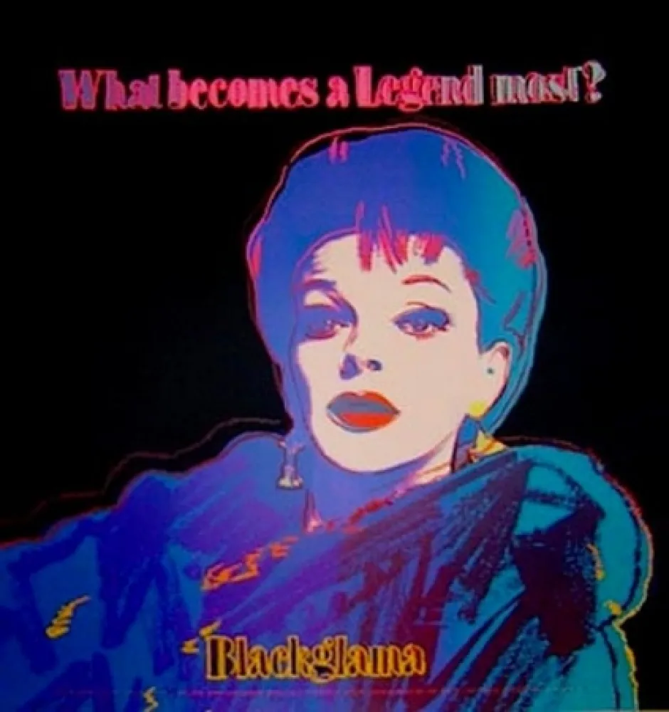 シルクスクリーン Warhol - Blackglama (From ADS Portfolio)